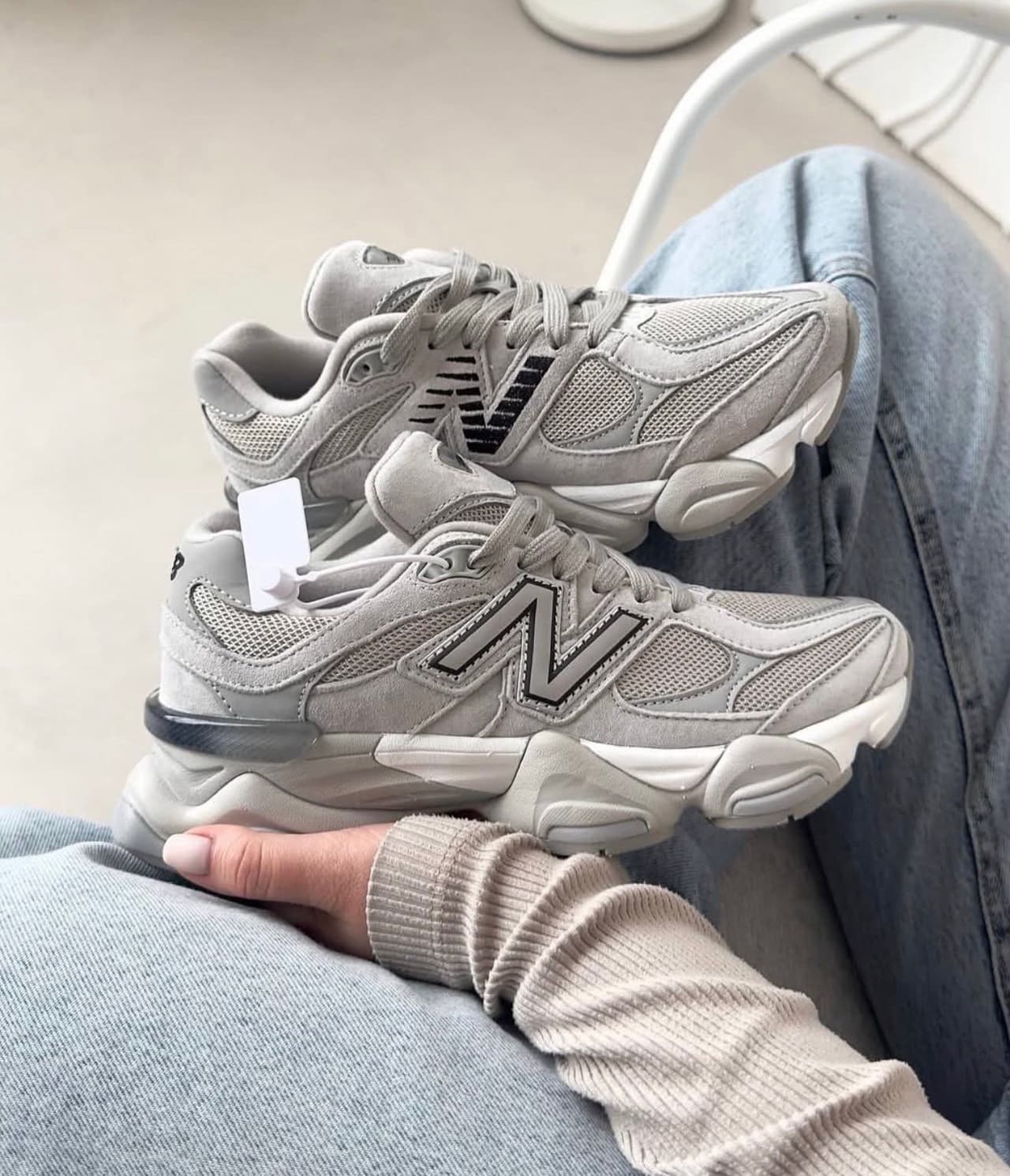 Newbalance 9060 orijinal – Gri açık